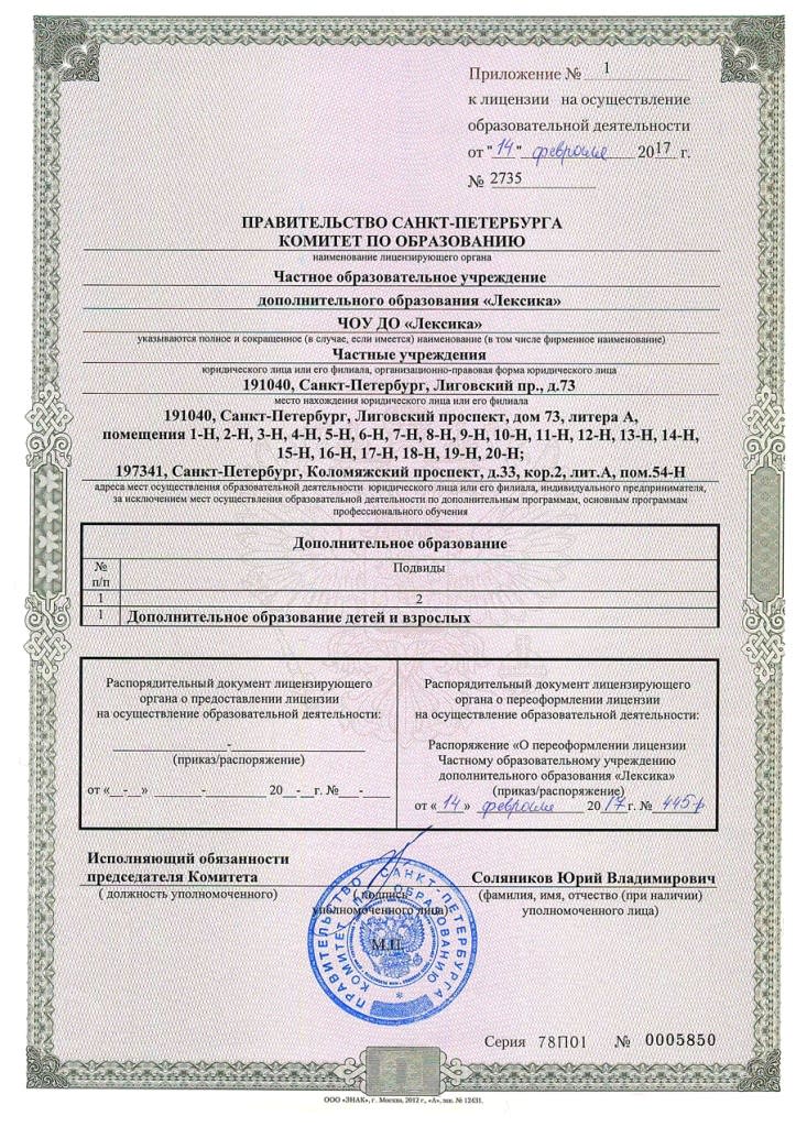 Приложение №1 Приложение №1